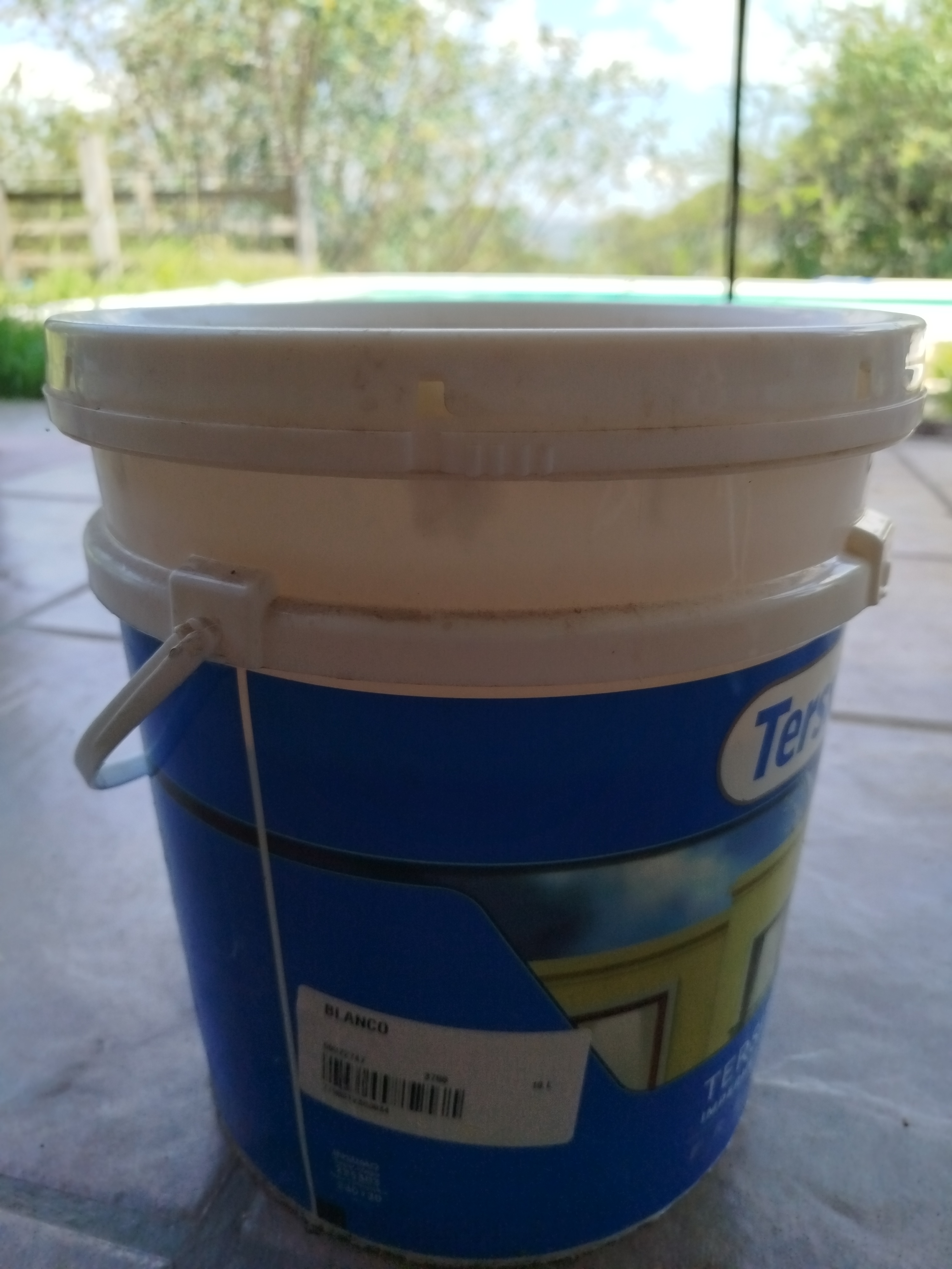pintura impermeabilizante frentes. color bco. nuevo sin abrir 10lts