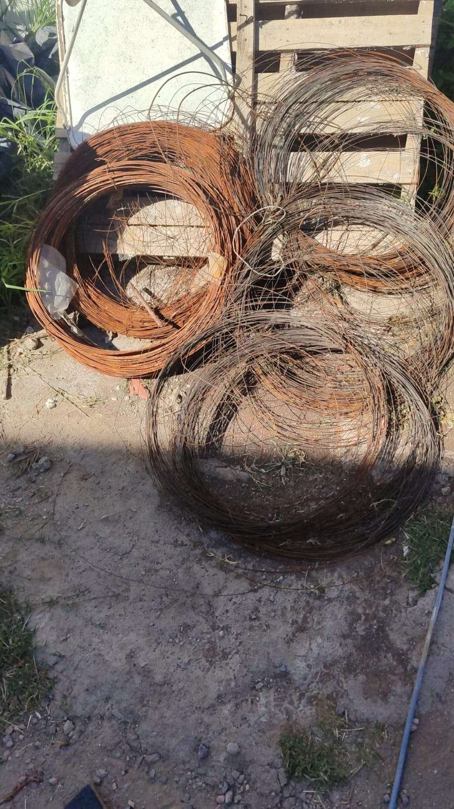 5 rollos alambres distintos calibres