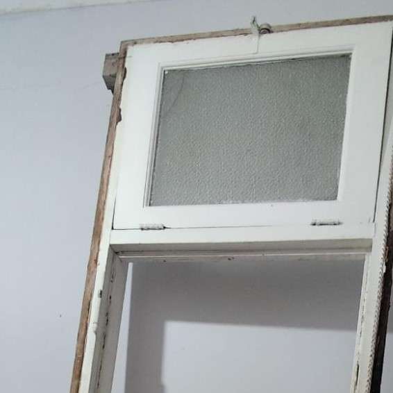 Puerta De Madera Con Hojas De Vidrio 67x198 Cm