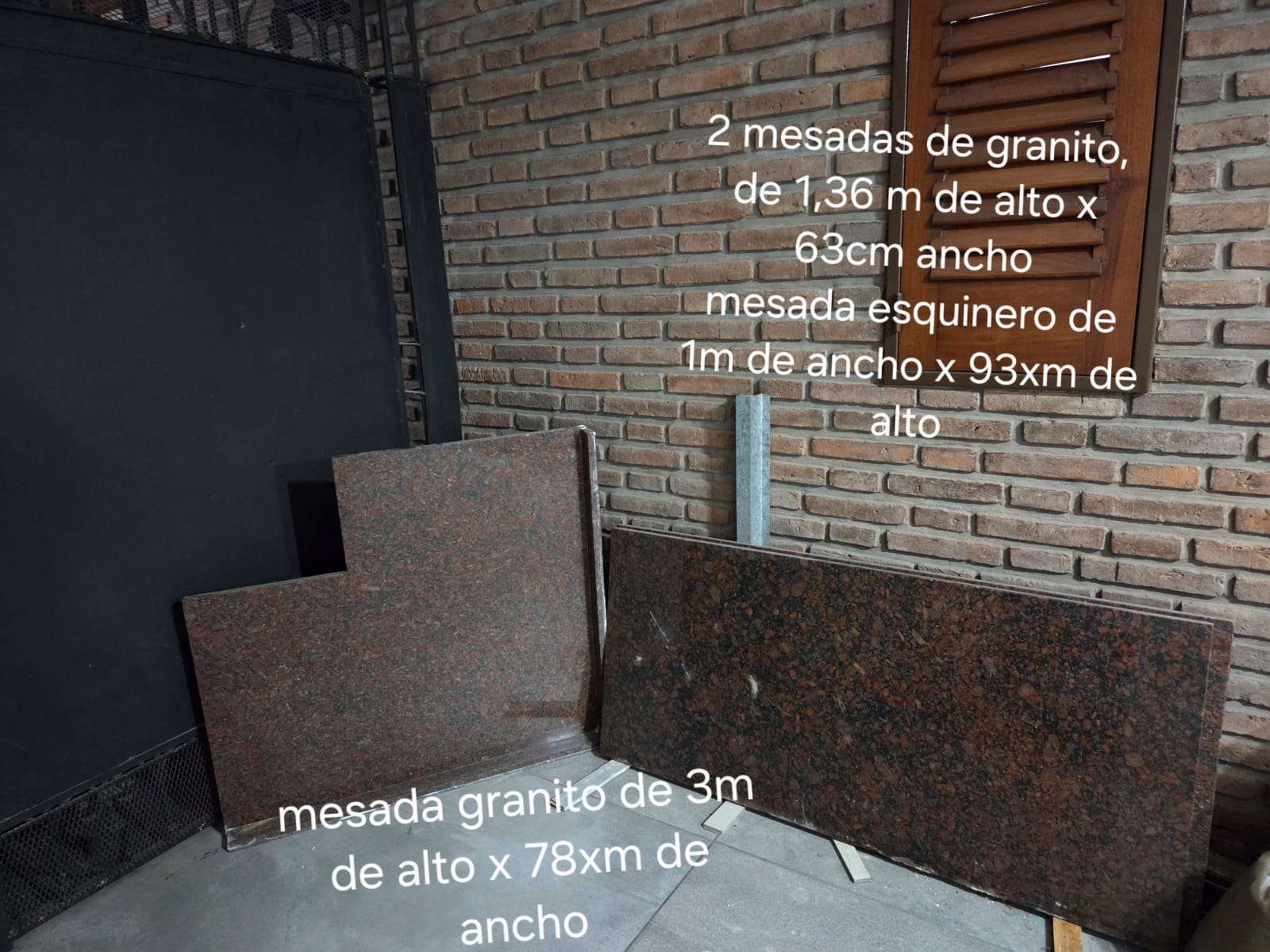 Mesadas granito 