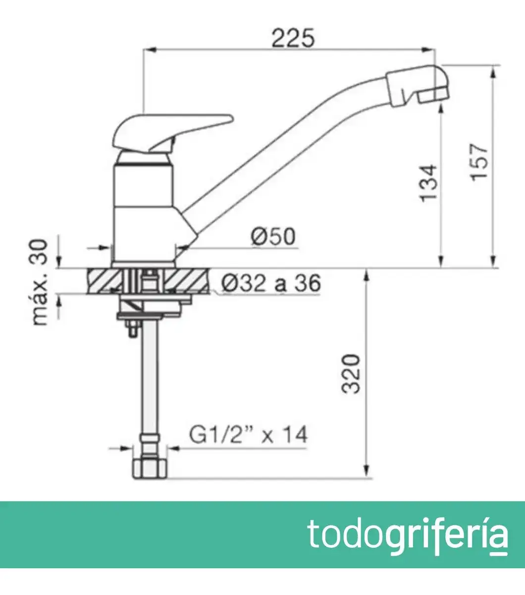 PILETA + GRIFERIA PARA COCINA