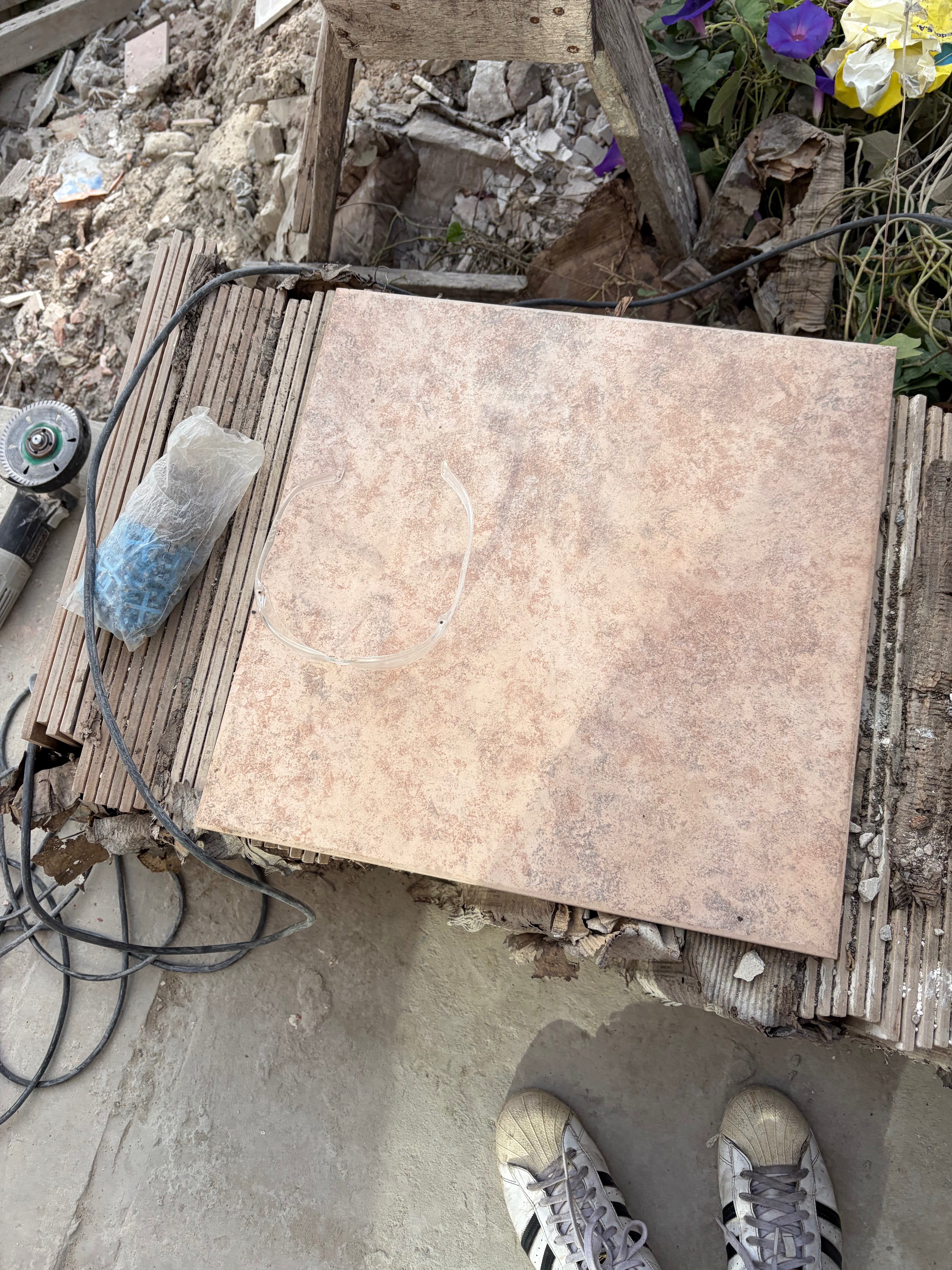 Ceramicas sobrantes para casa y jardin
