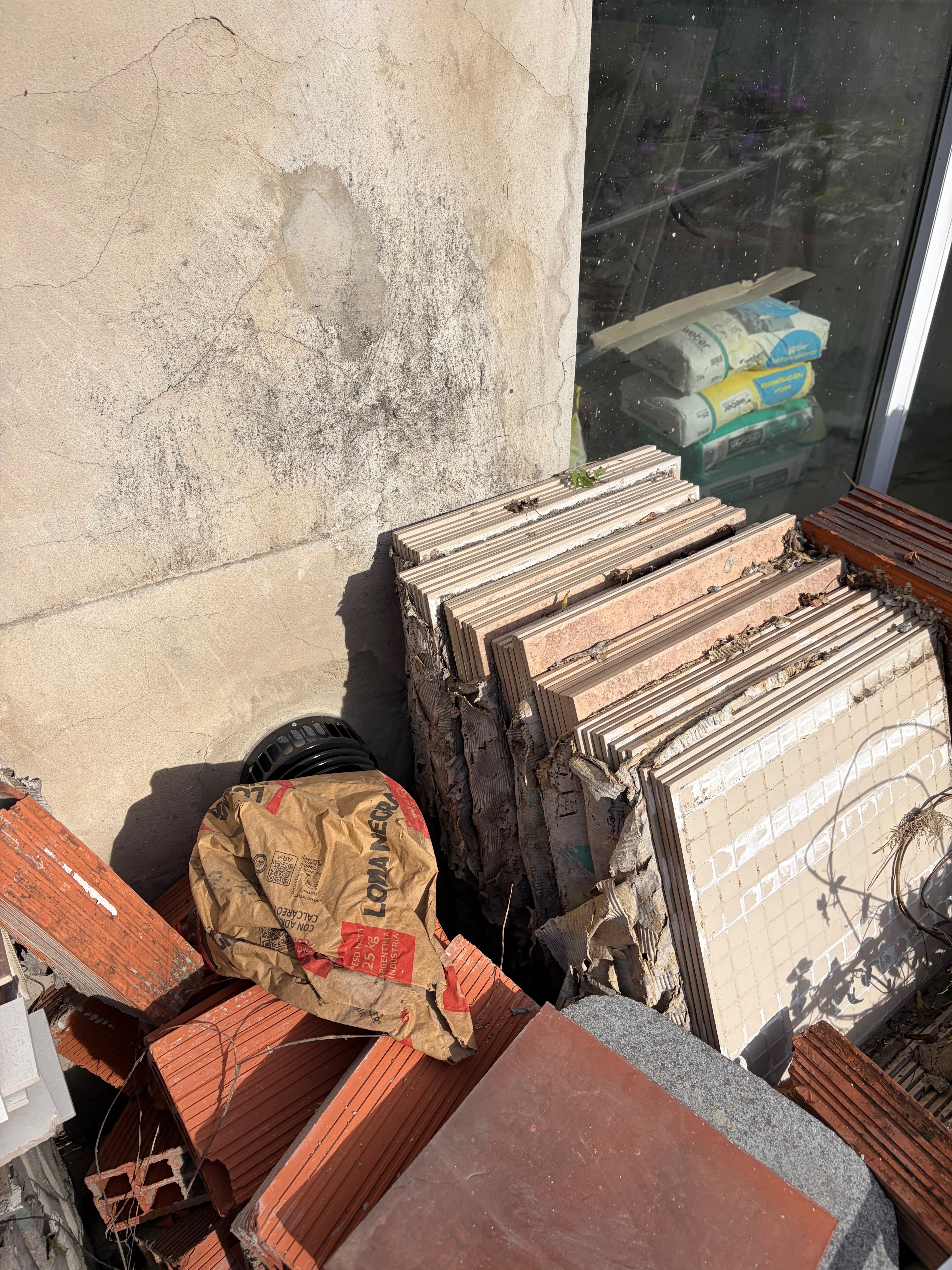Ceramicas sobrantes para casa y jardin