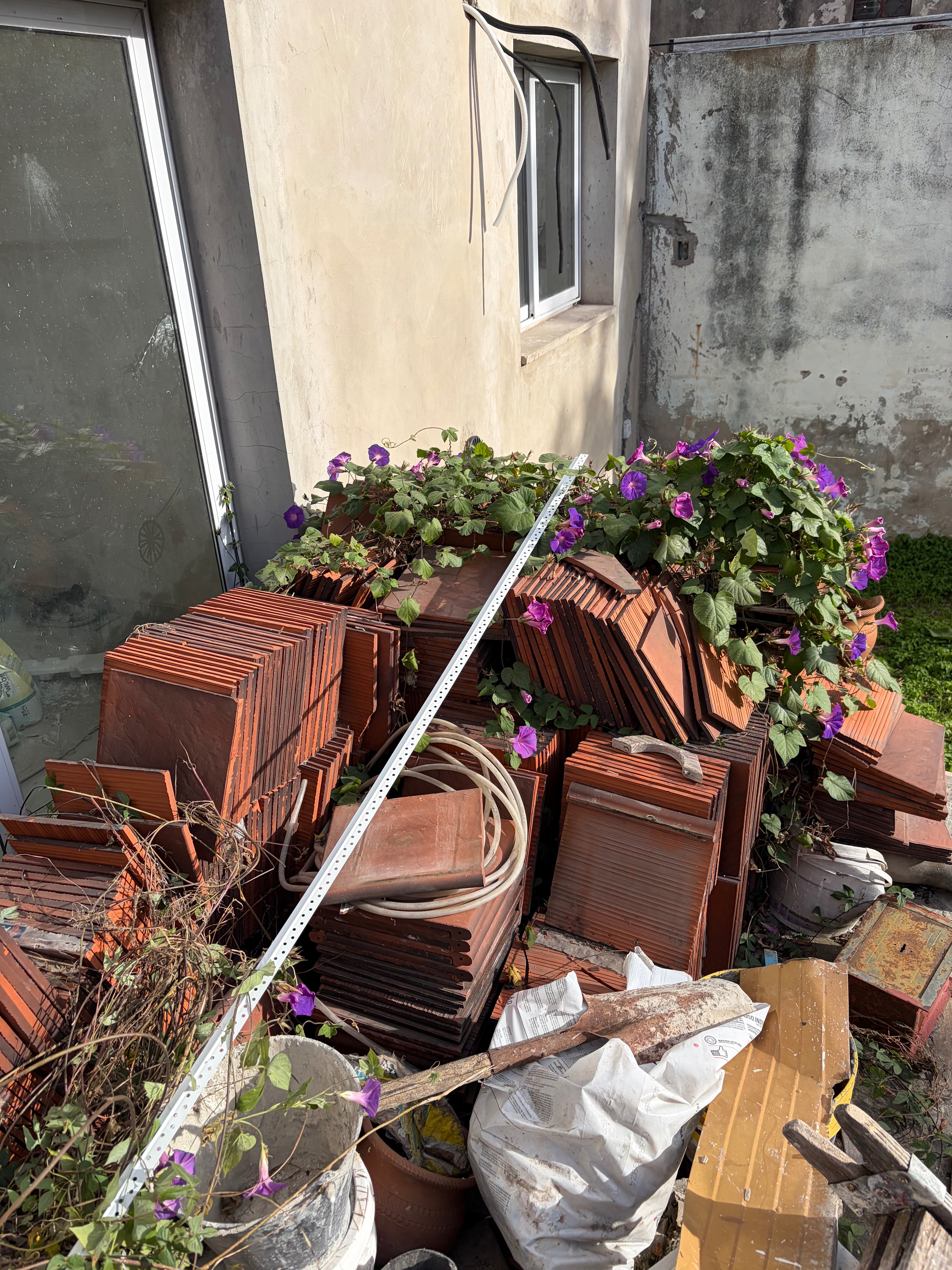 Ceramicas sobrantes para casa y jardin