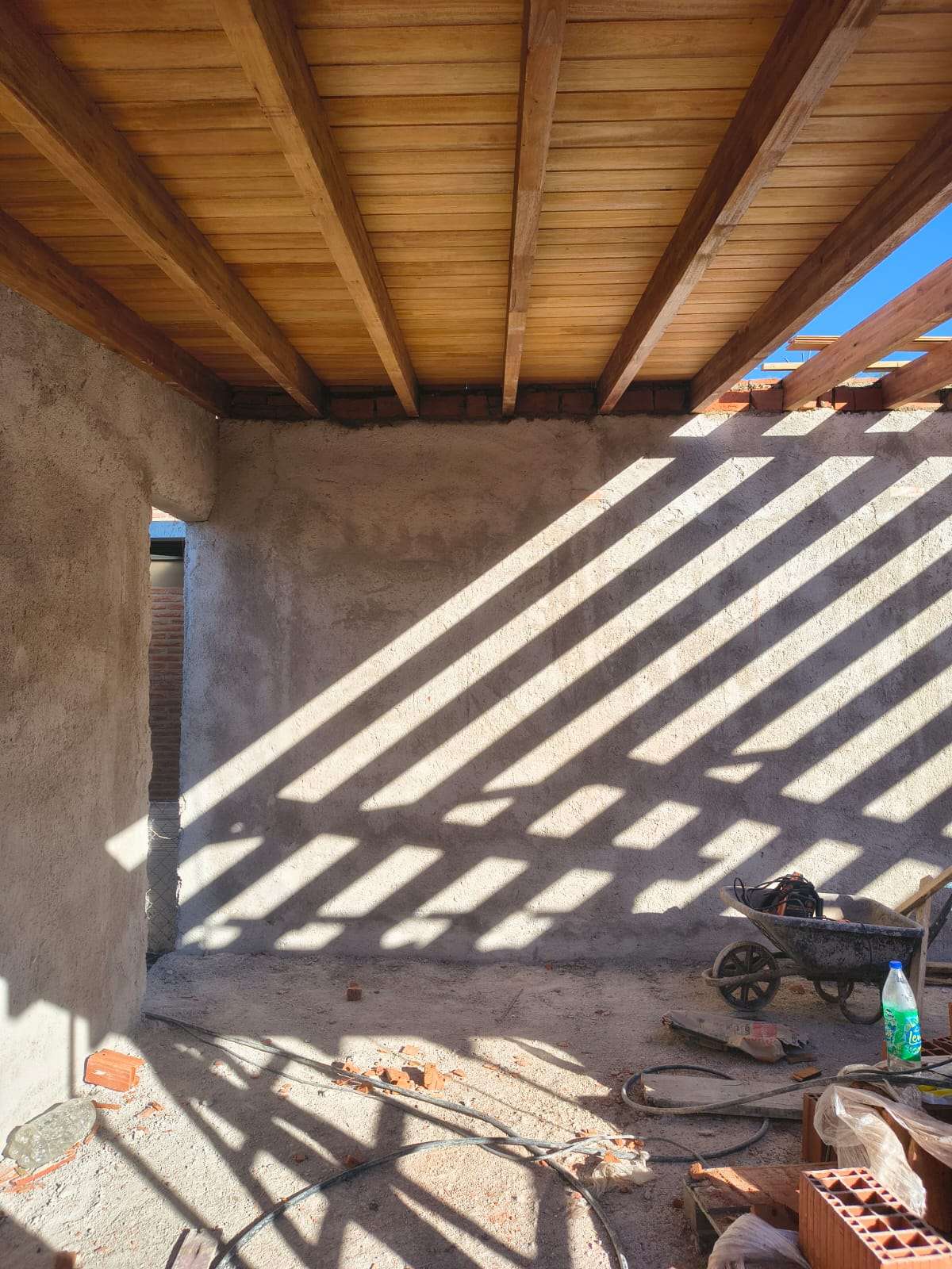 Liquido vigas de madera!
