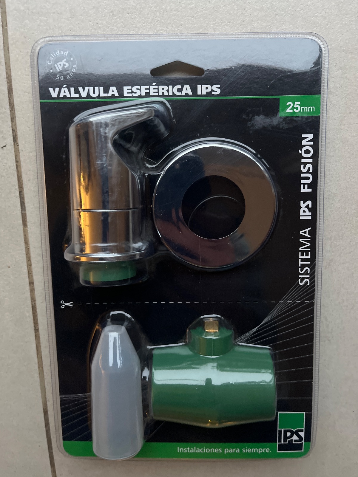 Válvula esférica IPS 25mm