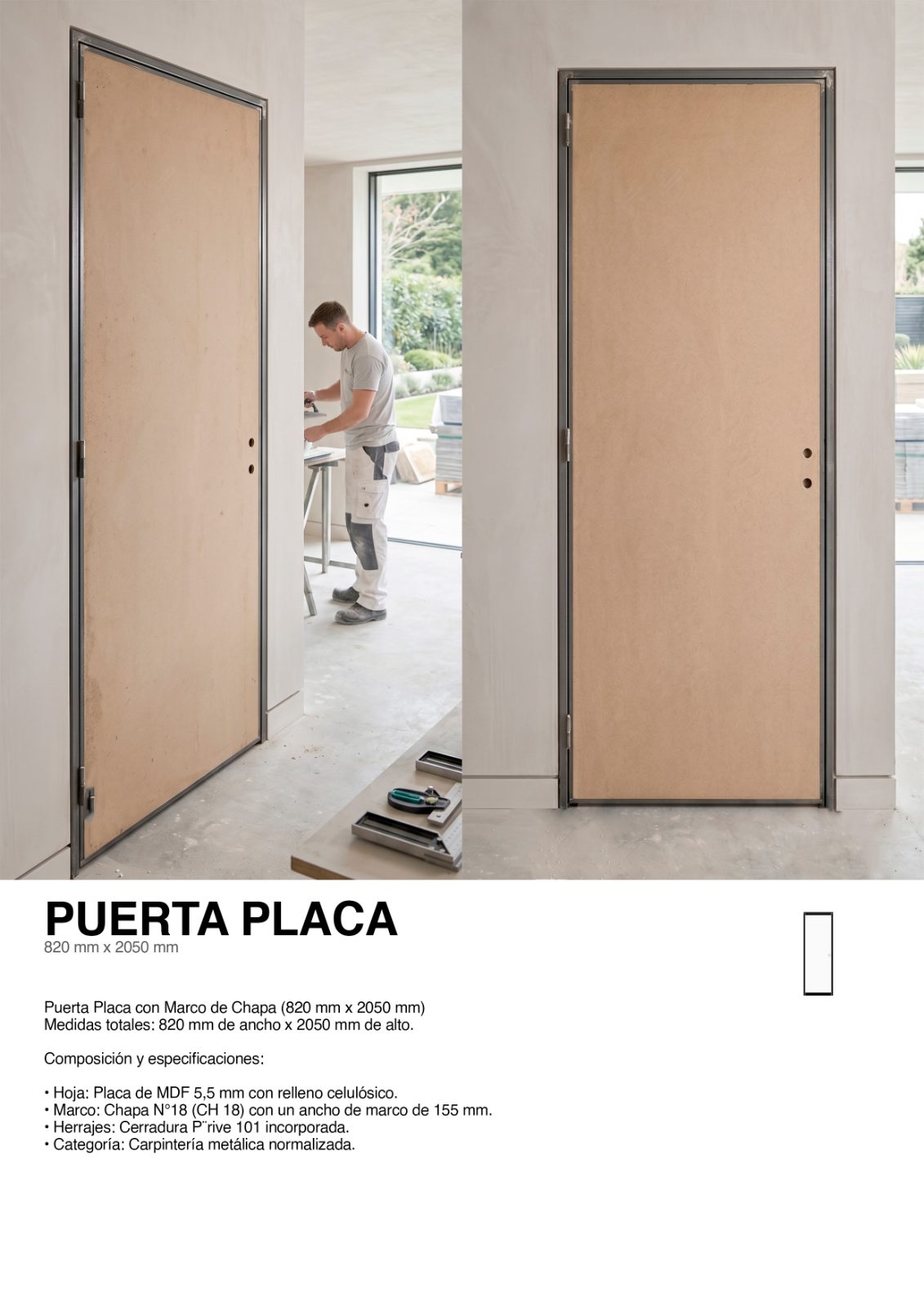 LIQUIDO CARPINTERIAS Y PUERTAS PLACA NUEVAS!!!