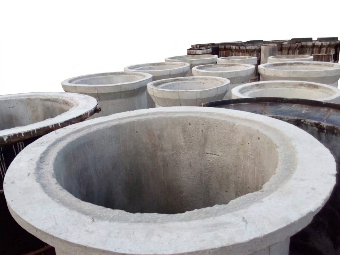 Vendo gran lote de moldes para la fabricación de tubos de alcantarillas