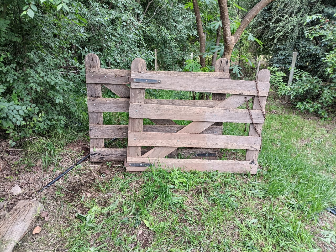 Tranquera de dos hojas, 3 mts